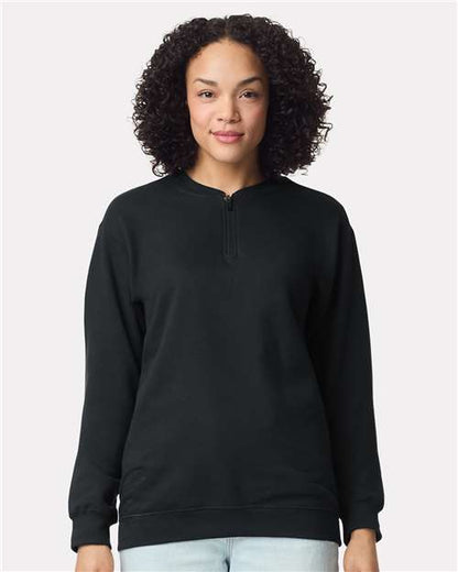 Softstyle® Midweight 1/4 Zip Sweatshirt