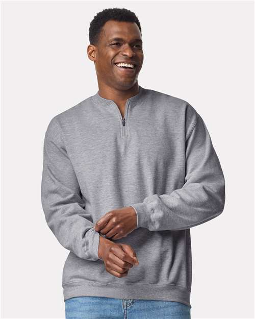 Softstyle® Midweight 1/4 Zip Sweatshirt