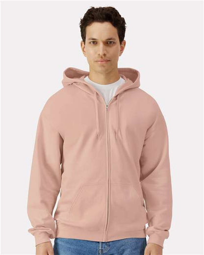 Gildan Unisex Softstyle® Full-Zip Hooded Sweatshirt SF600