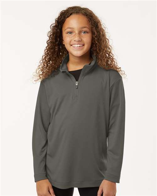 AllPro Youth Pro-Lock Performance Quarter-Zip Pullover 41870Y