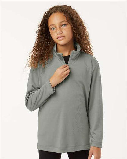 AllPro Youth Pro-Lock Performance Quarter-Zip Pullover 41870Y