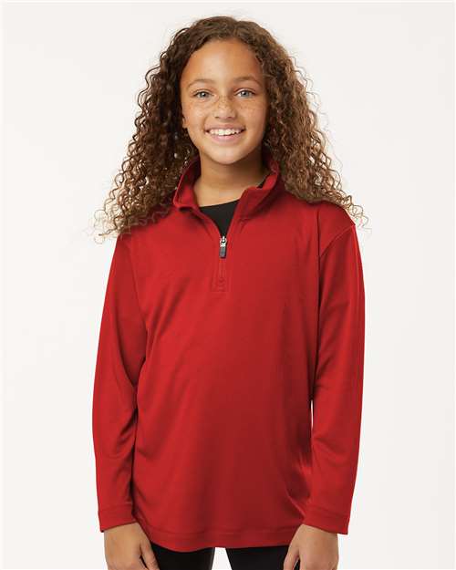 AllPro Youth Pro-Lock Performance Quarter-Zip Pullover 41870Y
