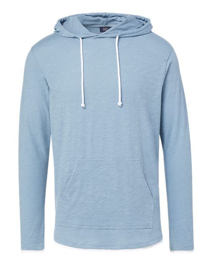Unisex Miles Slub Hooded Long Sleeve T-Shirt