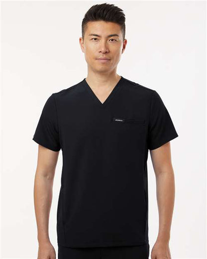 Jaanuu Men's Platt 3-Pocket Scrub V-Neck Top M10002