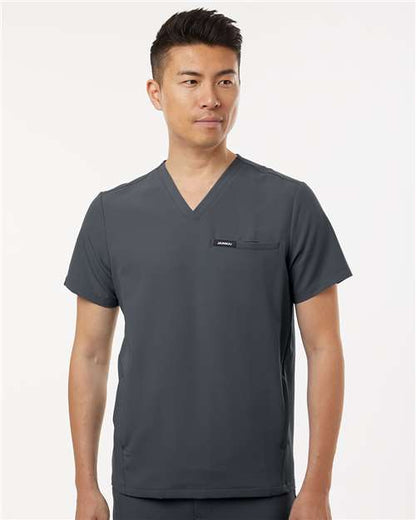Jaanuu Men's Platt 3-Pocket Scrub V-Neck Top M10002
