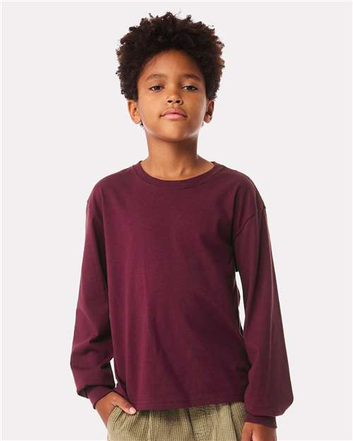 BELLA + CANVAS Youth 6oz. Heavyweight Long Sleeve Tee 3511Y