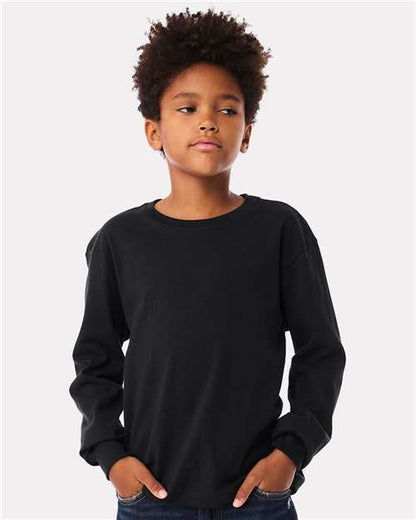 BELLA + CANVAS Youth 6oz. Heavyweight Long Sleeve Tee 3511Y