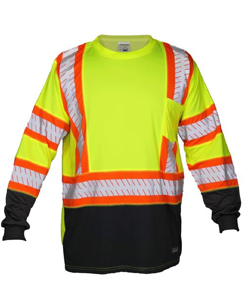 Kishigo Unisex DOT Class 3 Long Sleeve T-Shirt 9181