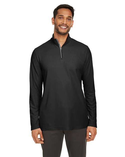 CORE365 Men's Fusion ChromaSoft™ Pique Quarter-Zip Pullover CE405