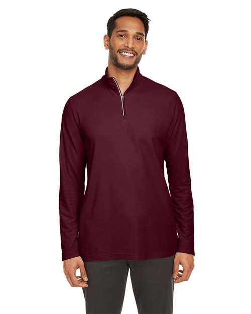 CORE365 Men's Fusion ChromaSoft™ Pique Quarter-Zip Pullover CE405