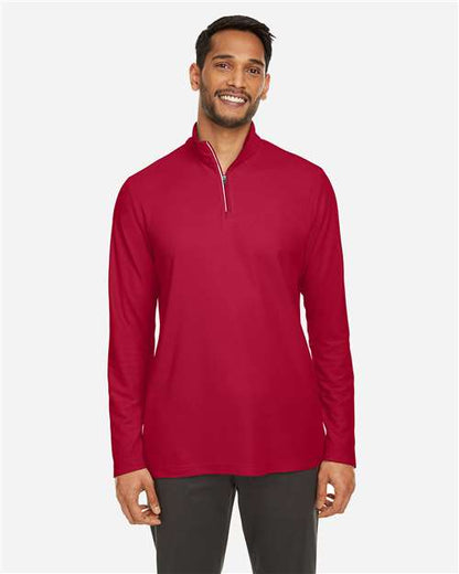 CORE365 Men's Fusion ChromaSoft™ Pique Quarter-Zip Pullover CE405