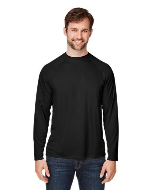 CORE365 Unisex Ultra UVP™ Marina Raglan Long Sleeve T-Shirt CE110