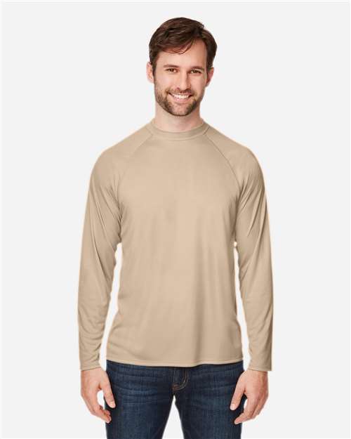CORE365 Unisex Ultra UVP™ Marina Raglan Long Sleeve T-Shirt CE110