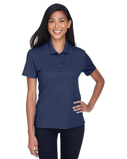 CORE365 Women's Origin Performance Piqué Polo with Pocket 78181P