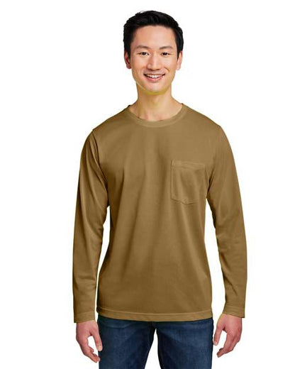 Harriton Unisex Charge Snag and Soil Protect Long Sleeve T-Shirt M118L
