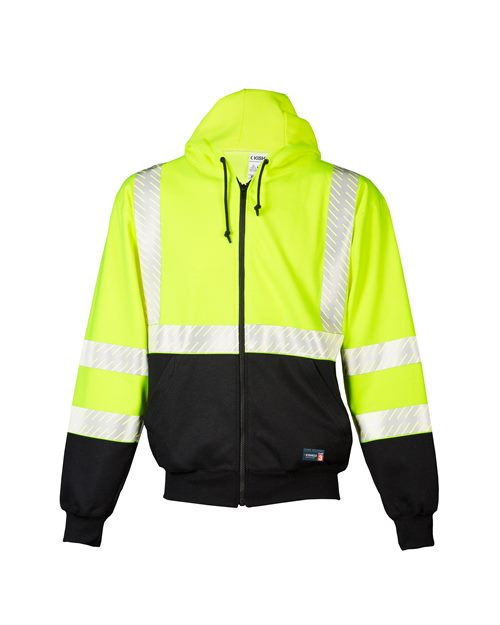 Kishigo Unisex FR Full-Zip Hooded Sweatshirt F507