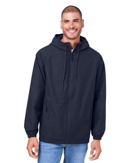 Harriton Unisex Flex Twill Hooded Jacket M73