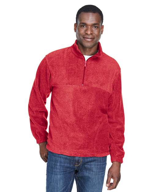 Harriton Men's Fleece Quarter-Zip Pullover M980