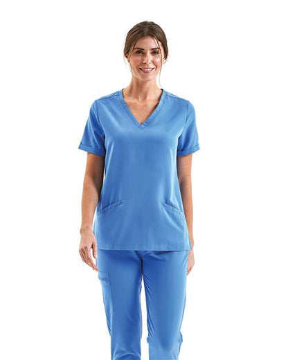 Onna Women's Invincible V-Neck Stretch Scrub Top NN310