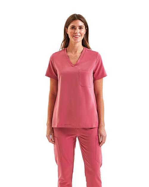 Onna Women's Limitless V-Neck Stretch Scrub Top NN300