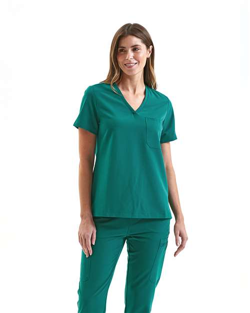 Onna Women's Limitless V-Neck Stretch Scrub Top NN300