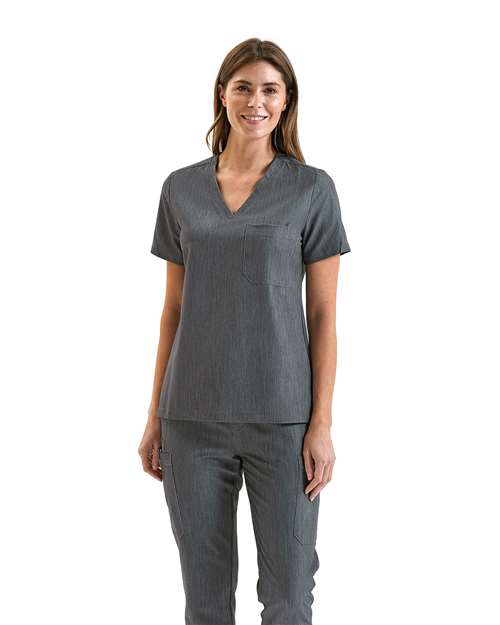 Onna Women's Limitless V-Neck Stretch Scrub Top NN300