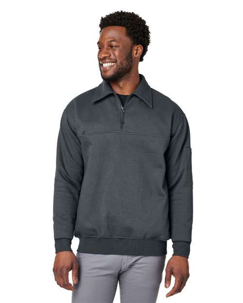 Harriton Unisex ClimaBloc™ Heavyweight Tactical Quarter-Zip Pullover M712