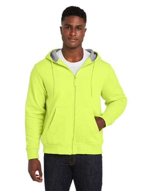 Harriton Unisex ClimaBloc™ Lined Heavyweight Hooded Sweatshirt M711