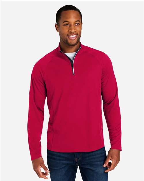 CORE365 Men's Origin Performance Pique Quarter-Zip Pullover CE418