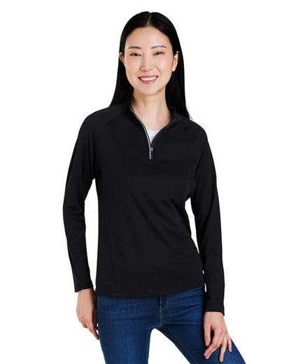 CORE365 Women's Origin Performance Pique Quarter-Zip Pullover CE418W