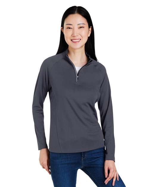 CORE365 Women's Origin Performance Pique Quarter-Zip Pullover CE418W