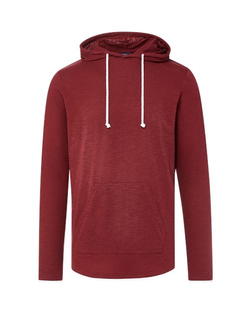 Unisex Miles Slub Hooded Long Sleeve T-Shirt