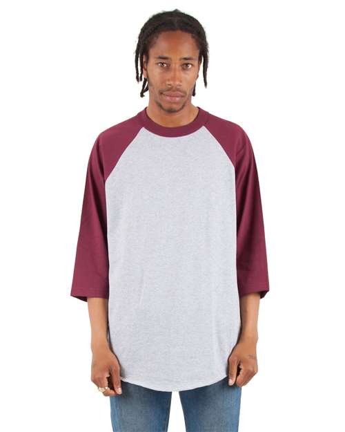 Shaka Wear Unisex Raglan Tee SHRAG