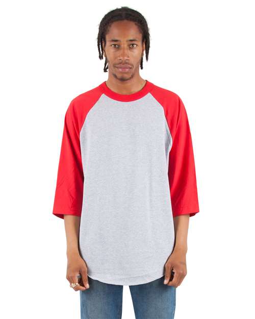 Shaka Wear Unisex Raglan Tee SHRAG