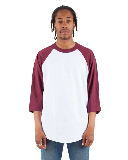 Shaka Wear Unisex Raglan Tee SHRAG