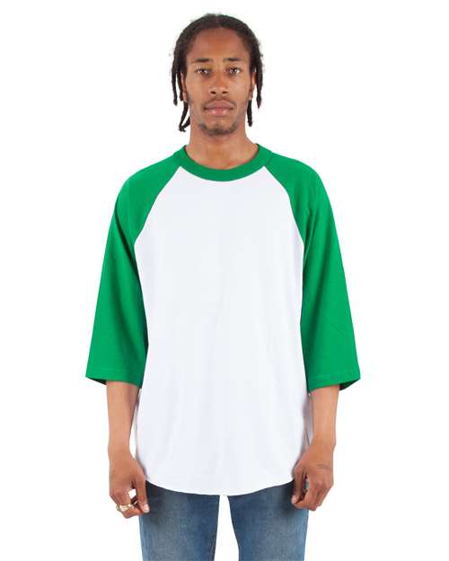 Shaka Wear Unisex Raglan Tee SHRAG