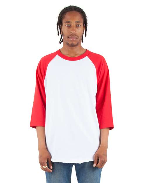 Shaka Wear Unisex Raglan Tee SHRAG