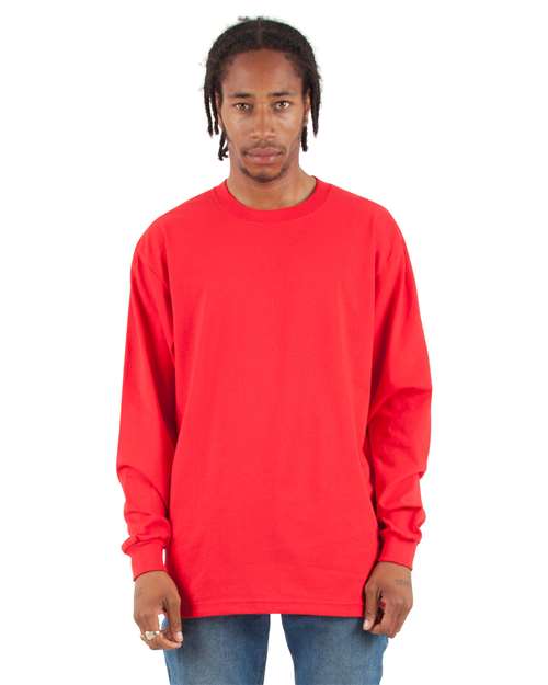Shaka Wear Unisex Tall Max Heavyweight Long Sleeve Tee SHMHLST