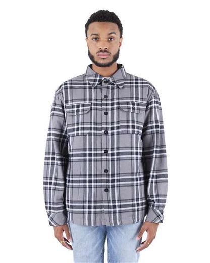 Shaka Wear Unisex Plaid Jacket SHPFJ