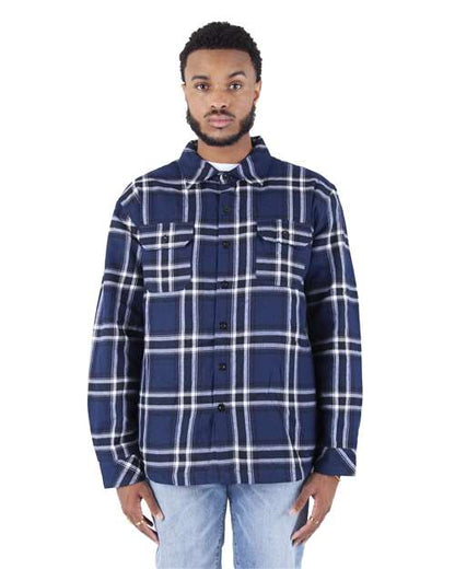 Shaka Wear Unisex Plaid Jacket SHPFJ