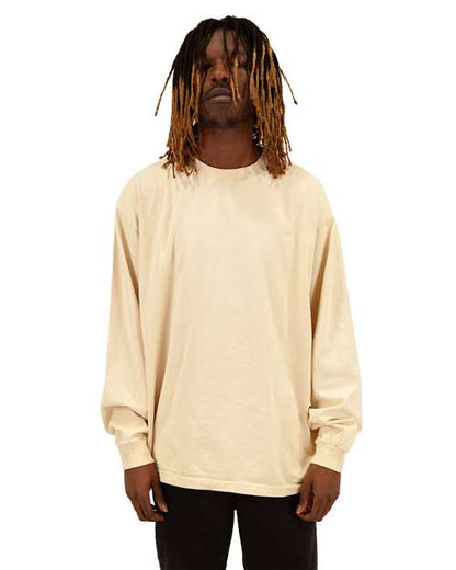 Shaka Wear Unisex Max Heavyweight Garment-Dyed Long Sleeve Tee SHGDLS