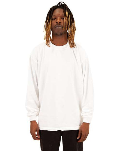 Shaka Wear Unisex Max Heavyweight Garment-Dyed Long Sleeve Tee SHGDLS
