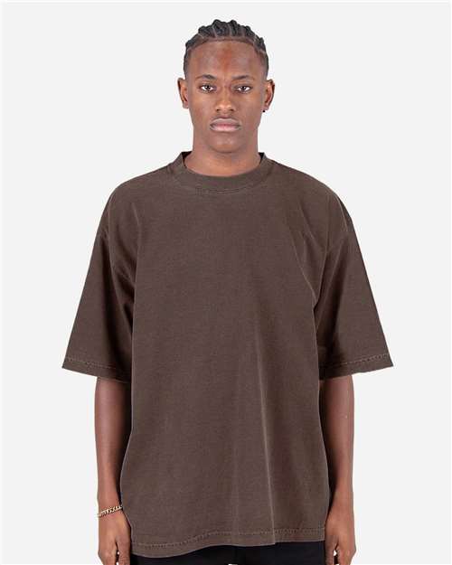 Shaka Wear Unisex Max Heavyweight Garment-Dyed Drop Shoulder Tee SHGDD
