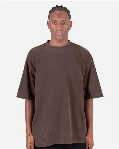 Shaka Wear Unisex Max Heavyweight Garment-Dyed Drop Shoulder Tee SHGDD