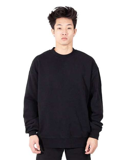 Shaka Wear Unisex Los Angeles Garment-Dyed Crewneck Sweatshirt SHGFC
