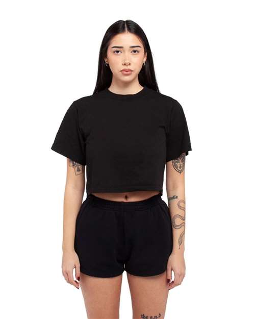 Shaka Wear Women's Garment-Dyed Cropped Tee SHGDC