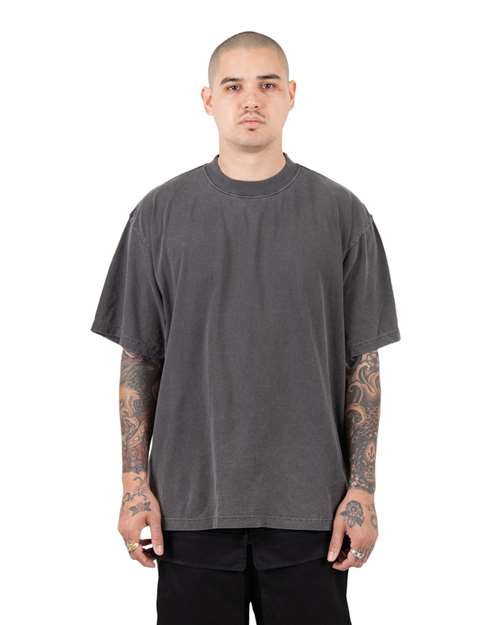 Shaka Wear Unisex Garment-Dyed Reverse Tee SHGRS