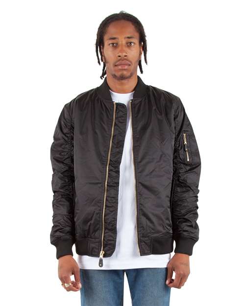 Shaka Wear Unisex Bomber Jacket SHBJ