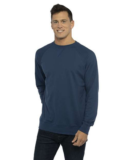 Next Level Unisex Laguna Raglan Crewneck Sweatshirt 9000