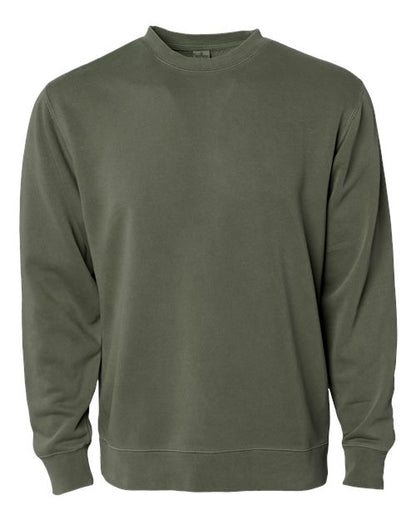 Independent Trading Co. Unisex Midweight Pigment-Dyed Crewneck Sweatshirt PRM3500